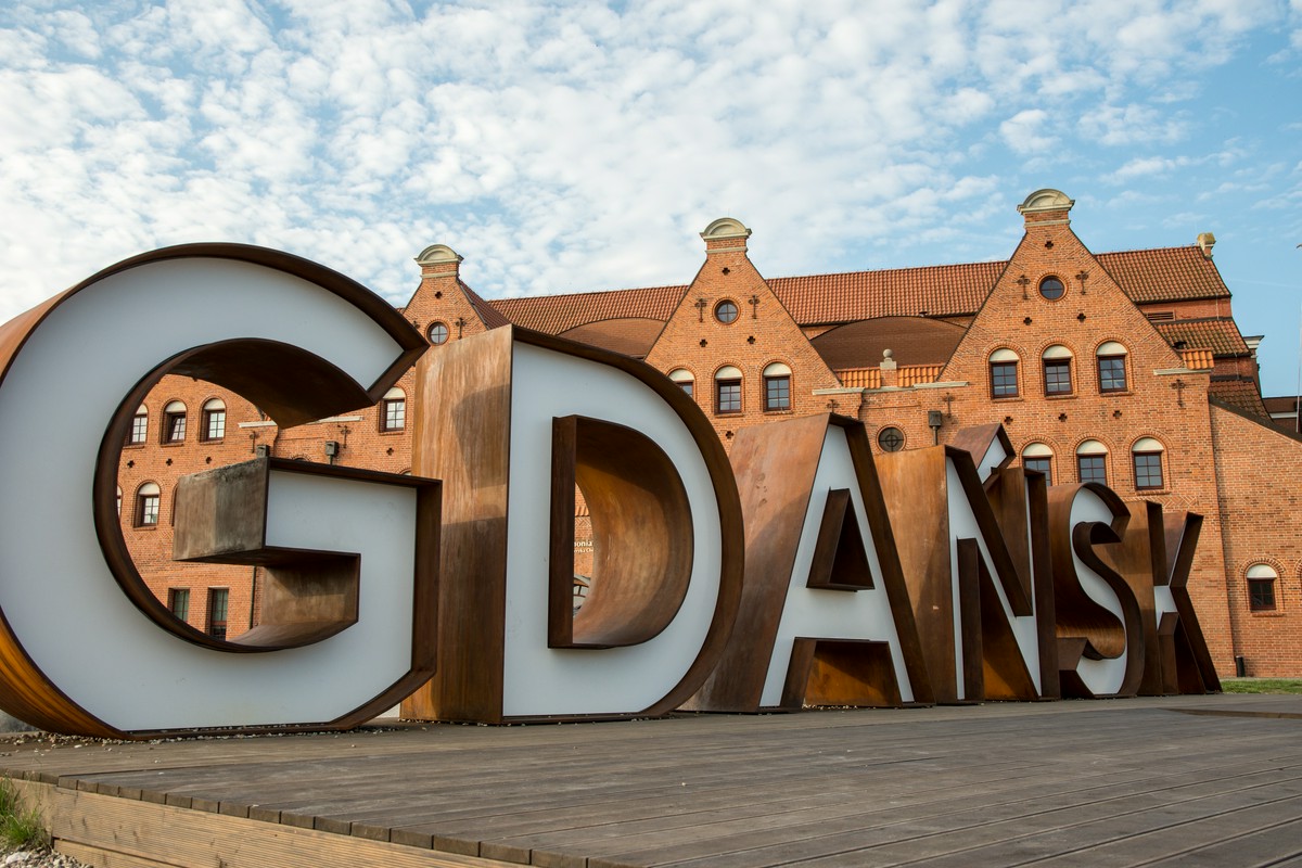 napis Gdańsk